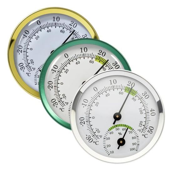 KETOTEK 3 Pièces Thermomètre Hygromètre Interieur Numérique Thermo