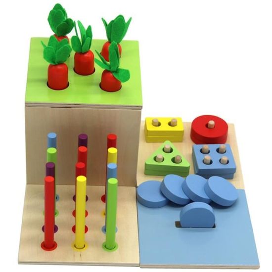 Développement Motricité Fine Jouet Montessori Planche à Tournevis - Bois Hêtre - 3-5 Ans - Éducatif Jeu éducatif 3-5 Ans Coordination œil-main