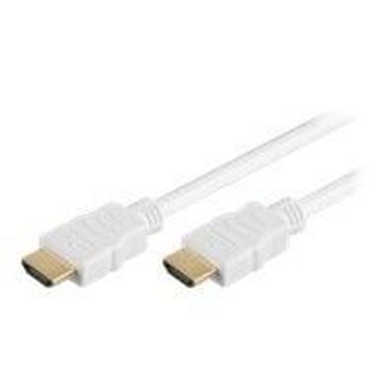 MicroConnect HIGH SPEED - Câble vidéo/audio - HDMI - HDMI 19 broches (M) -  HDMI 19 broches (M) - 1 m - blanc - Achat / Vente câble tv - vidéo - son  MicroConnect HIGH SPEED - Câb… à prix bas- Cdiscount
