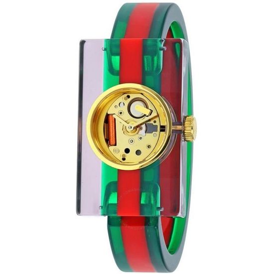 Gucci Plexiglas Femme Bracelet Plastique Multicolore Quartz Montre YA143503  , - Achat/vente montre Femme Adulte Plastique - Cdiscount