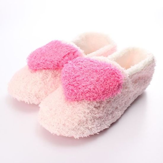 Pantoufles Girafe Pour Femme - Chaussons D'hiver Chauds En Coton, Semelle Antidérapante, Confort Douillet