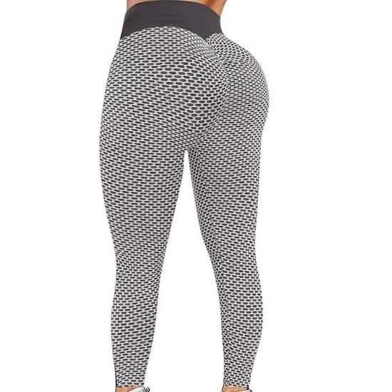 Legging de sport anti cellulite push up avec poches pour femme Gris Gris Cdiscount Sport