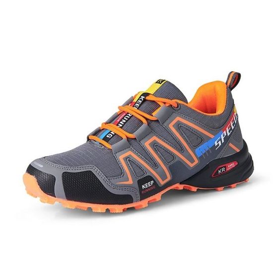 Chaussures De Randonnée Homme FitVille Extra Larges - Embout Large, Semelle Antidérapante, Respirantes, Légères