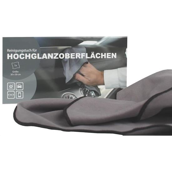 2 Torchons Microfibre 30x30 Cm - Pour Vitres Et Ménage - Bleu - Neuf Avec étiquettes