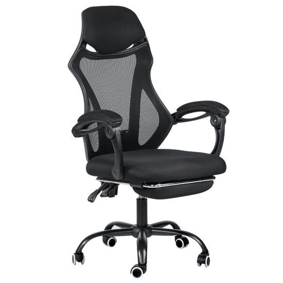 Chaise De Bureau Gamer Alfordson En Maille - Siège Inclinable, Réglable En Hauteur, Neuf