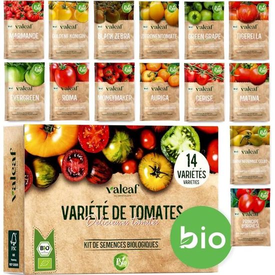 Kit De 20 Variétés De Graines De Tomates - Nojus - Collection Pour Jardin, Balcon Ou Serre - Graines Sélectionnées - 6