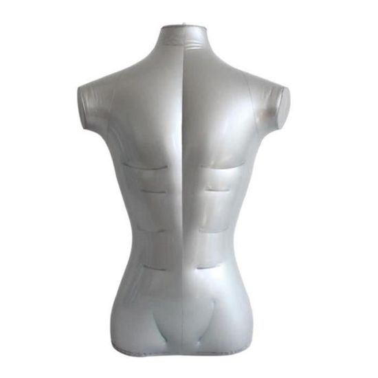 Mannequin Gonflable Homme – Buste De Tailleur 168 Cm En PVC, Portable Pour Exposition Vêtements, Foires