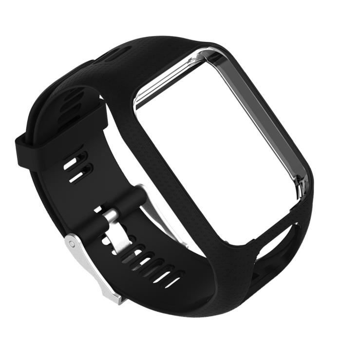Bracelet accessoires pour montre de remise en forme Tomtom Runner Cardio Spark Watch (noir)-HEN