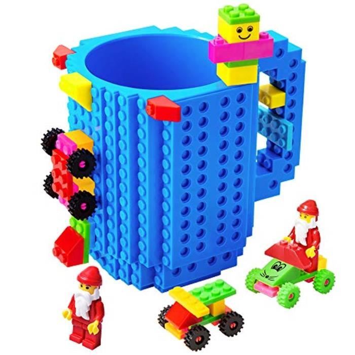 Jeu D'Assemblage Z49OB tasse à brique à construire, nouveauté créative compatible avec les blocs de construction lego diy tasse à ca