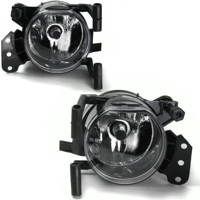 2 ANTIBROUILLARD CHROME BMW SERIE 5 E60 E61 X3 E83 04-06 SERIE 6 E63 E64 + E46 COUPE 03-06 + E90 M