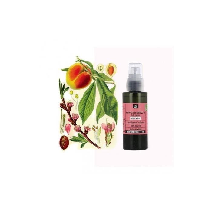 LCA Huile Noyaux d'Abricots Revitalisante et Tonifiante Bio 50ml