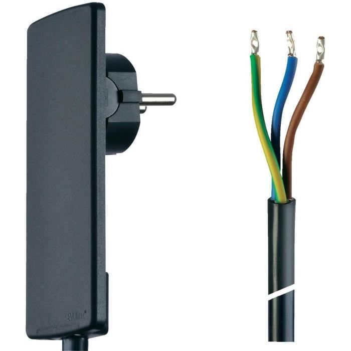 Prise extra-plate et câble de raccordement 1.5 …
