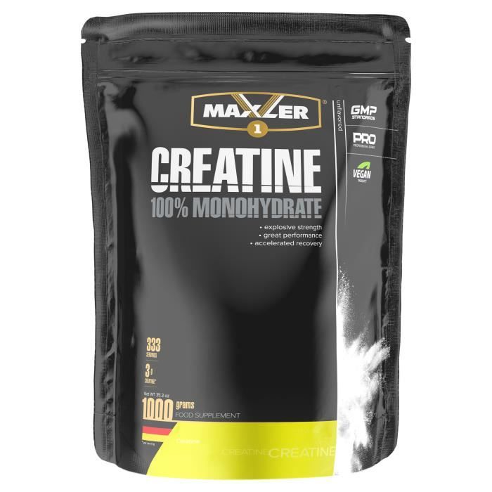 Créatine Monohydra 1000g Sans saveur Maxler Creatine