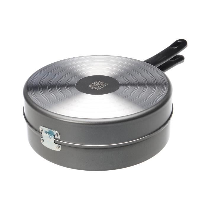 Alluflon Tradition Italie Four Haut, aluminium, noir, 28 cm