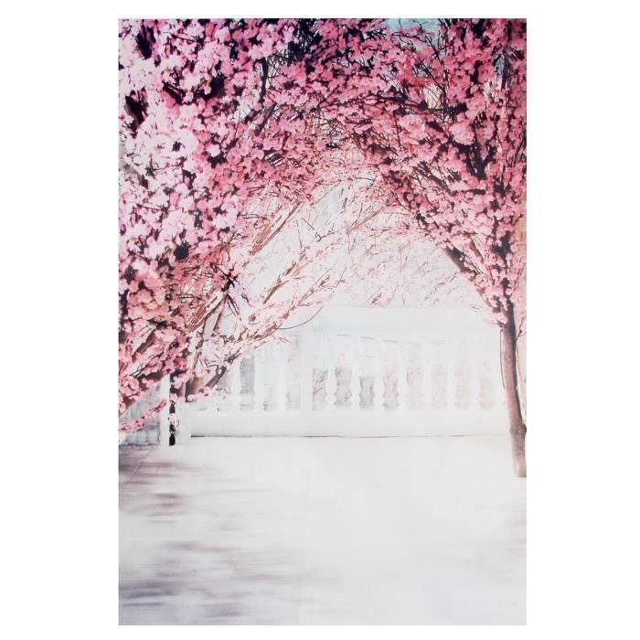 Sakura Toile de Fond Photographie Studio Affiche Soie Chambre Decor La83192