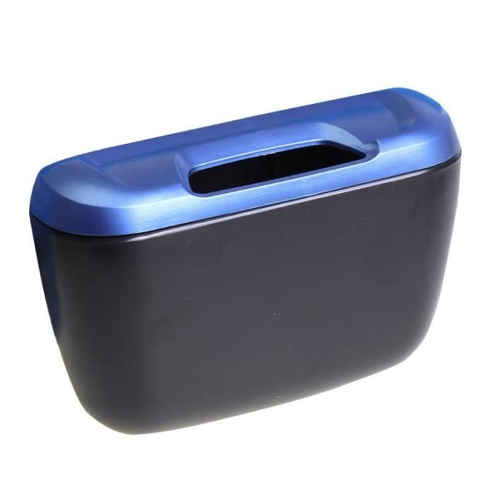 Décoration Véhicule,ZD boîte de rangement de poubelle de voiture 1 pièce Pour Renault duster logan Lada granta vesta VW - Type Bleu