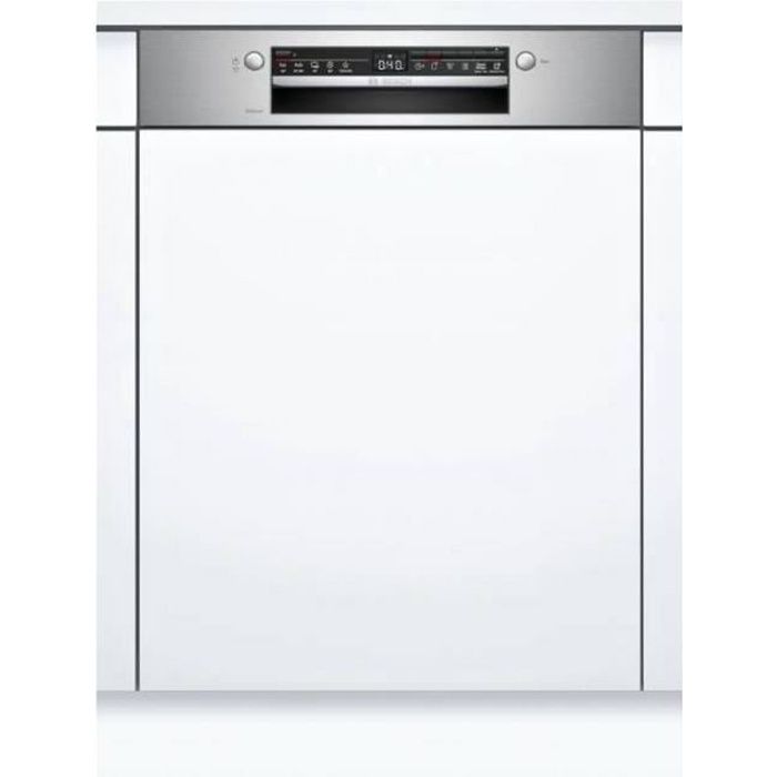 bosch - lave-vaisselle 60cm 12c 48db e intégrable avec bandeau inox - smi2its40e
