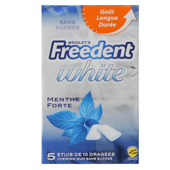 MARS WRIGLEY CONFECTIONERY FRANCE Chewing-gum menthe Freedent - 5x14 g
