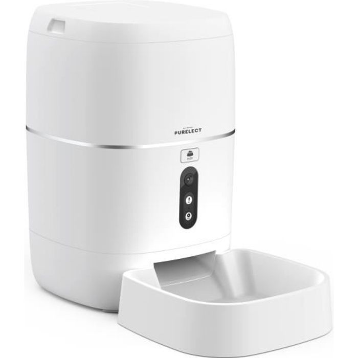 Distributeur connecté de croquettes avec caméra Purelect IOTP2C