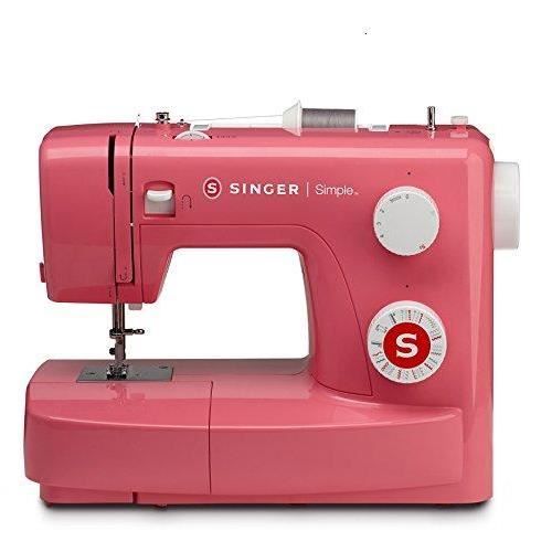 Singer MC SIMPLE 3223 Machine à Coudre Plastique/Châssis Métallique Rose 42,5 x 23,5 x 33,8 cm