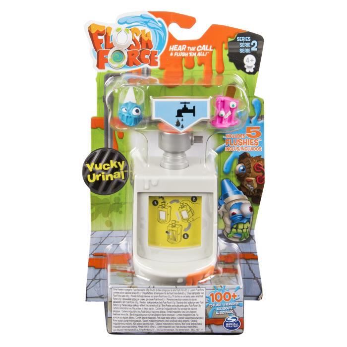 Spin Master Flush Force Yucky Urinal S2 (5 Flushies), Multicolore, 5 année(s), Garçon-Fille, Chine, 920 pièce(s), 92 pièce(s)