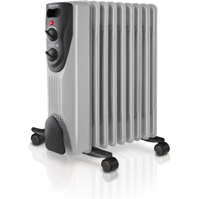 Radiateur à bain d'huile DAKAR 1500 W gris et noir