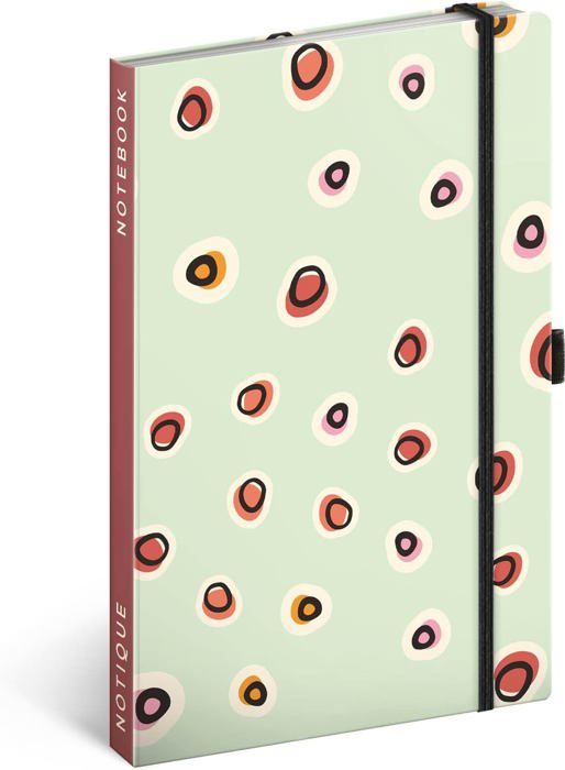 Carnet Ligné A5 160 Pages - Couverture Rigide Noire - Papier 100 G/m² - Avec Poche Extensible - HOMPOWER