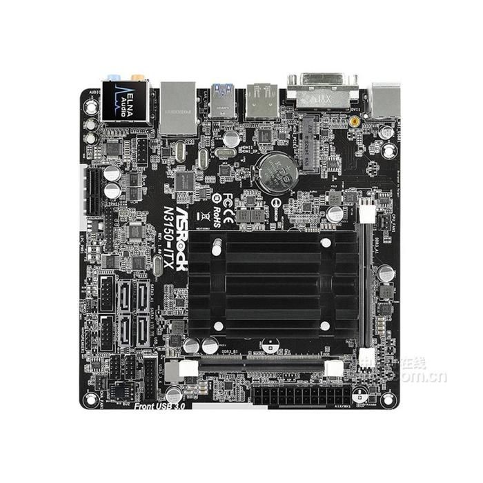 Carte mère ASRock N3150-ITX Processeur intégré 2xDDR3 16GB Mini-ITX - Asrock