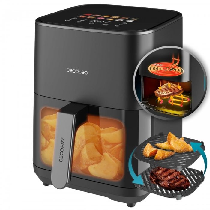 Friteuse à air sans huile CECOTEC CECOFRY&GRILL DUOHEAT 4000 4L Grill