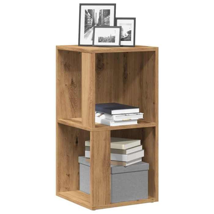 vidaXL Armoire dangle chêne artisanal 33x33x67 cm bois dingénierie étagère dangle bibliothèque vitrine étagère à 856719