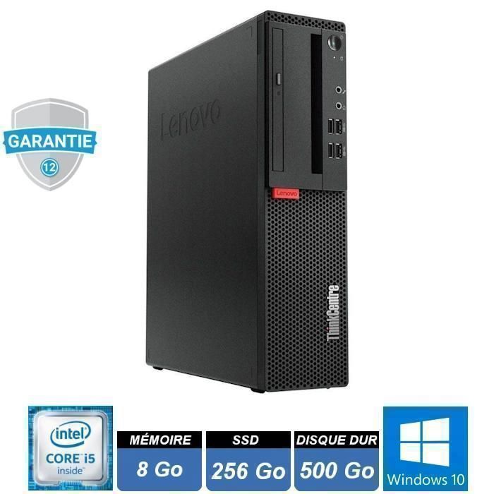 Acheter Unité centrale - LENOVO - M710s - SFF - I5 7400 - RAM 8Go - SSD 256Go + HDD 500Go DVD - Pc fixe - Win 10 Pro Reconditionné - 129,00 € Unité centrale - LENOVO - M710s - SFF - I5 7400 - RAM 8Go - SSD 256Go + HDD 500Go DVD - Pc fixe - Win 10 Pro Reconditionné - Lenovo reconditionné disponible sur Cdiscount Seconde Vie