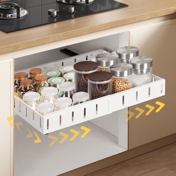 Tiroir Coulissant CuisineTiroir Coulissant AdhesifTiroir Coulissant Extensible Cuisine (29-48 cm)Tiroir Coulissant Cuisine Adhe