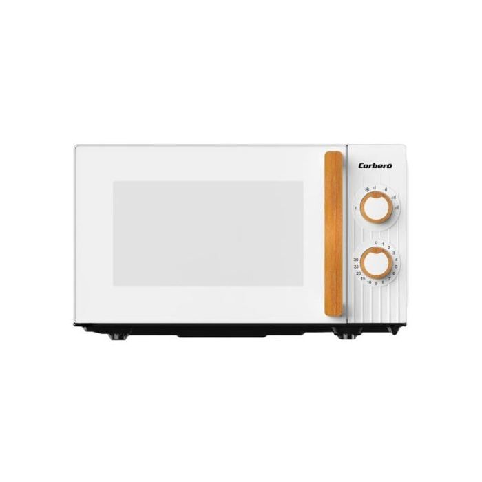 Microondas Corbero CMICG270WOODW 20 Litros 700W Iluminación LED Función Recalentar - Corberó