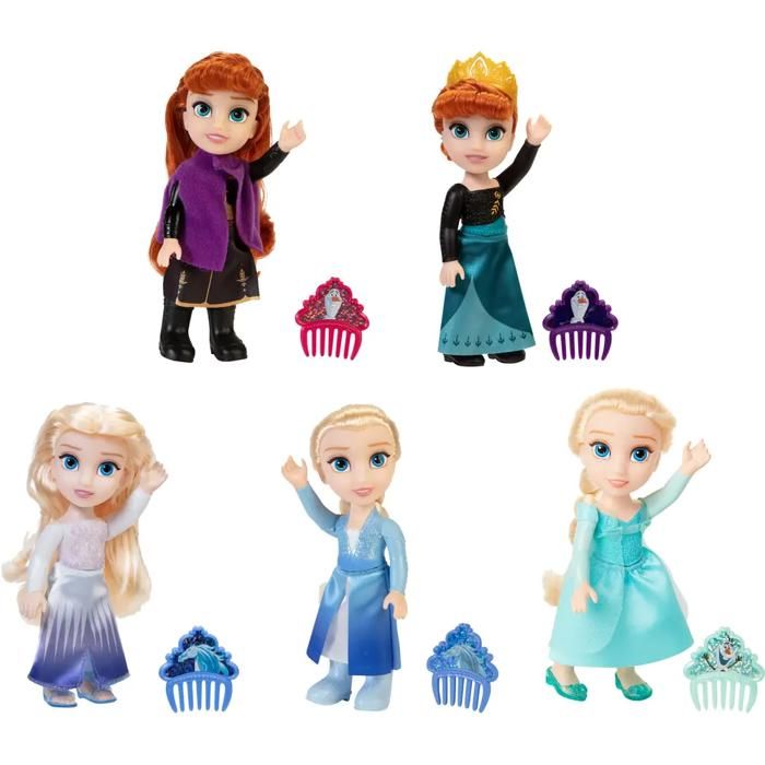 Poupée Disney Frozen Anna et Elsa - poupée jouet avec accessoires Poupée Disney Frozen Anna et Elsa - poupée jouet avec accessoires