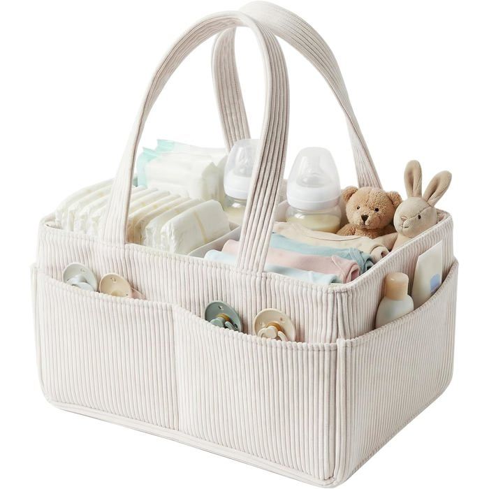 Nappy Basket Changing Table Organizer Nursery Storage Basket Diaper Station Baby Nappy Basket Changing Table Organizer Nursery Storage Basket Diaper Station Baby