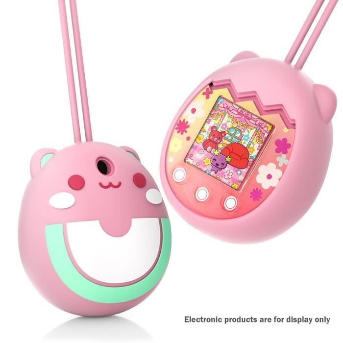 Housse De Protection Tamagotchi Paradise – Coque Silicone + étui Rigide EVA, Dragonne Et Protections D’écran Incluses – Accessoire Complet 5-en-1