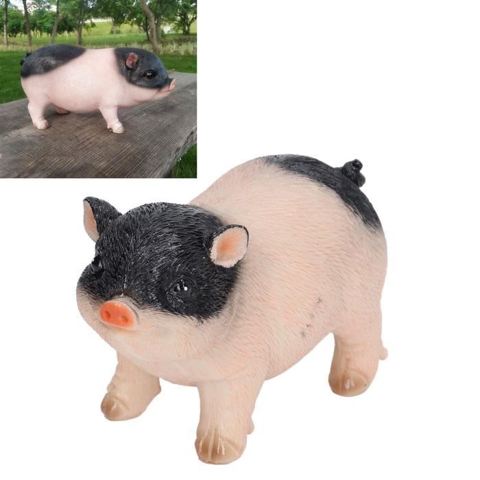 Statue de cochon de jardin Statue de jardin de cochon mignon Figurine d