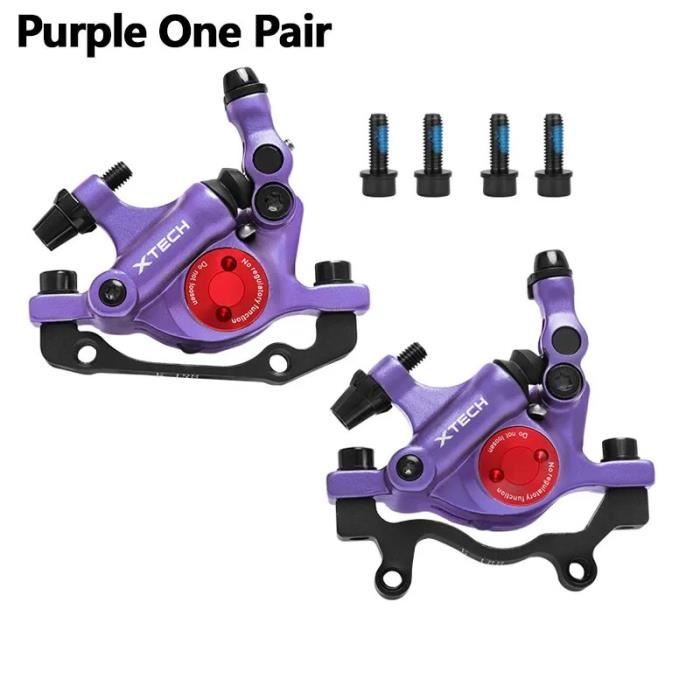 Étriers De Frein Juin Tech GTP6 – Hydraulique 6 Pistons – VTT / Vélo électrique – Rouge