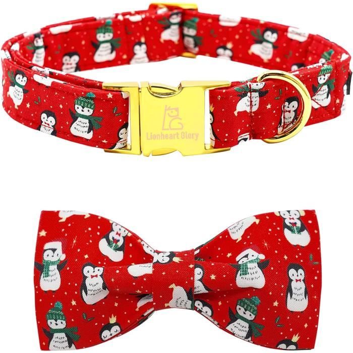 Collier Souple Pour Chien Noël - Rouge - Gnomes De Noël - Gnomey Glamour - Paw My God