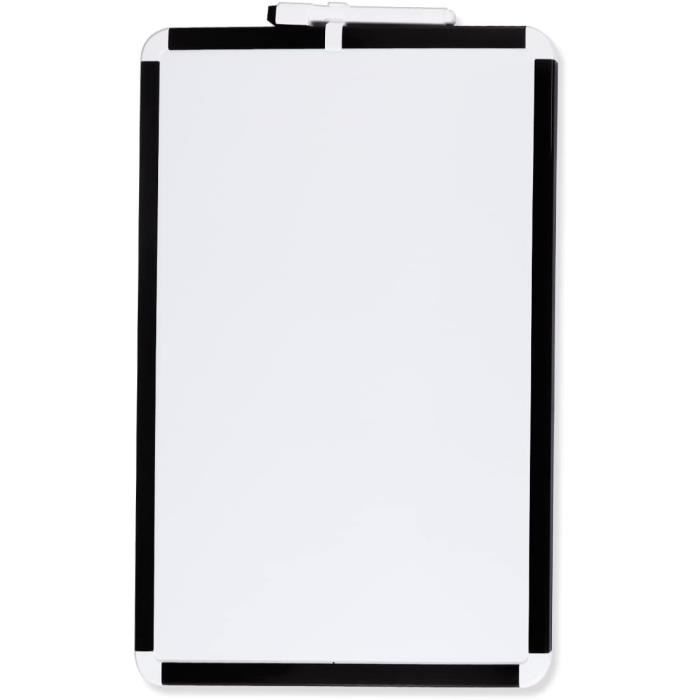 Tableau Magnétique Effaçable à Sec Pour Frigo - Format Nuage 18.5x13 Cm, Avec Marqueur Et Fente De Rangement - Idéal Pour Notes, Rappels, Décoration