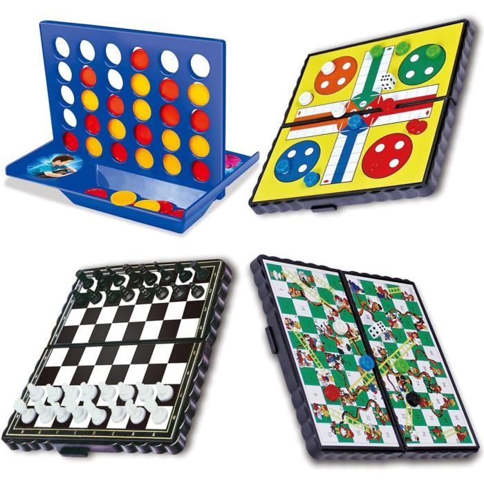 Jeux de Société Connecter 4 - Puissance 4 - Jeu de Stratégie - Échecs ...
