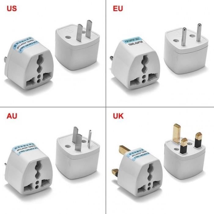 UE UK Plug Adapter Royaume-Uni UE Europe Adaptateur européen Plug Adapter Voyage fiche blanche Royaume-Uni à lUE Blanc Paquet de 5