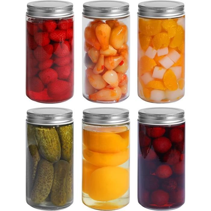 GBACHOOSE Lot De 4 Pot A Epices En Verre, Pot à Epices 150ml, Pot