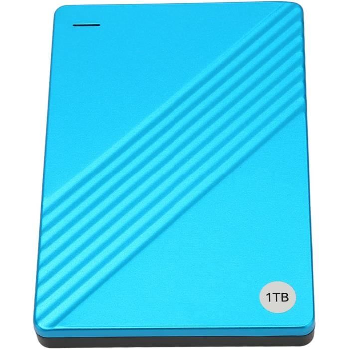 Disque Dur Externe Portable 500 Go – Ultra-fin, Robuste, Compatible Sauvegarde & Jeux
