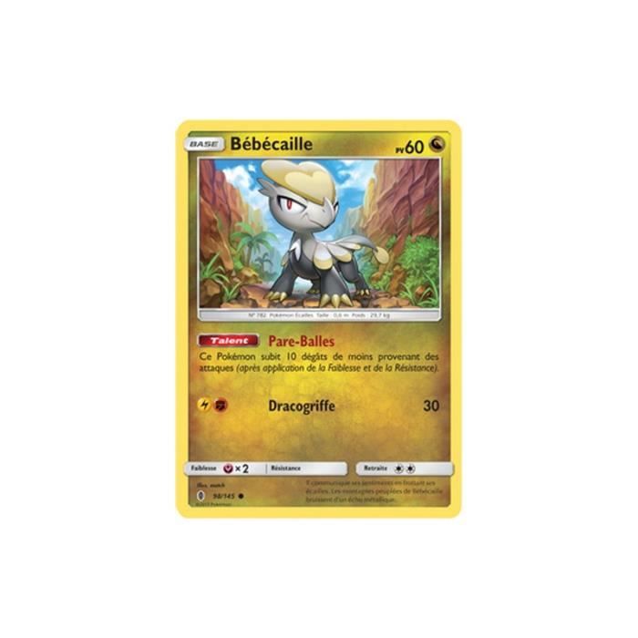 Carte Pokemon Bebecaille 60 Pv Soleil Et Lune Gardiens Ascendants 98 145 Fr Cdiscount Jeux Jouets