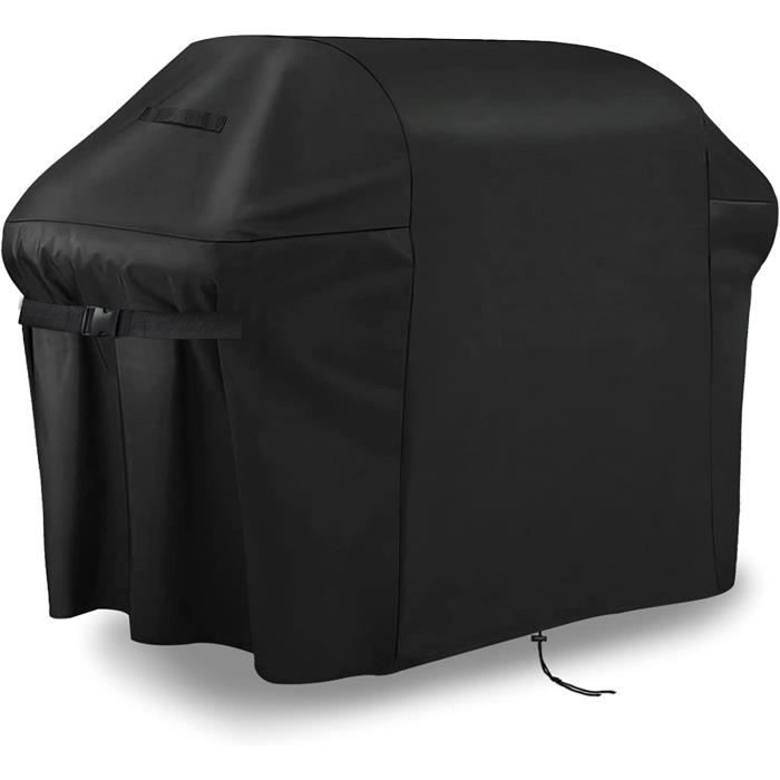 Famibay Housse Barbecue Ronde 600D Oxford – Bâche Imperméable Anti-UV Coupe-Vent – 63,5 × 68,6 × 88,9 Cm