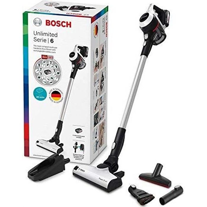 Aspirateur Balai Bosch BCS611AM – Rechargeable Sans Fil, Autonomie 30 Min - vue 2