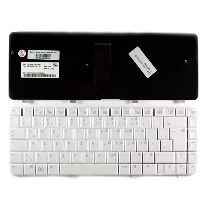 Clavier HP DV4-1000 AZERTY Blanc – Neuf Sous Blister (Réf: CLA-0134s114525)