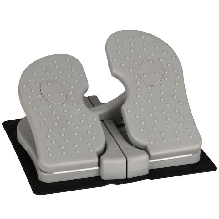 Raku Stepper Gris Mini Stepper machine ideal pour s asseoir a Table Bureau machine d exercise Cdiscount Sport