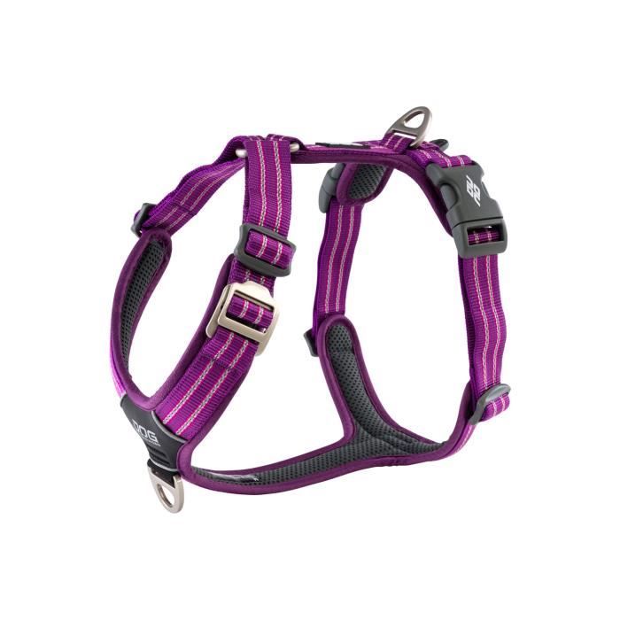 DOG Copenhagen Comfort Walk Air Harnais de chien rembourré pour les chiens de petite et moyenne taille - violet - L